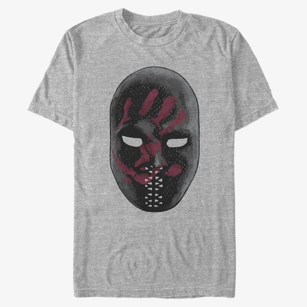 T-Shirts Merch Marvel The Falcon and the Winter Soldier - LARGE MASK Men's T-Shirt Heather Grey