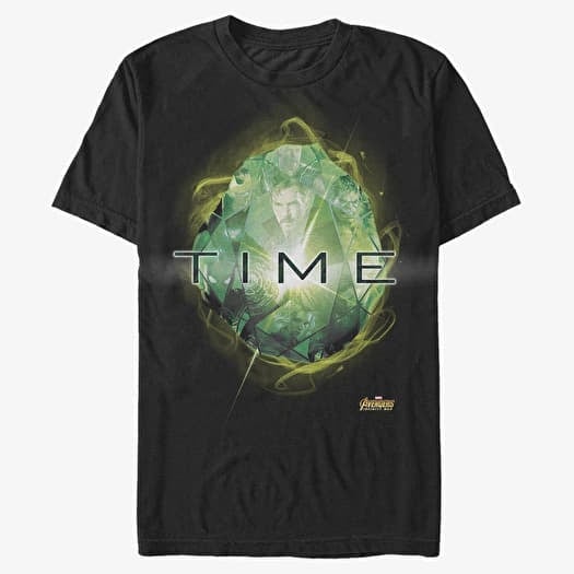 T-shirt Merch Marvel Avengers: Infinity War - Time Stone Men's T-Shirt Black