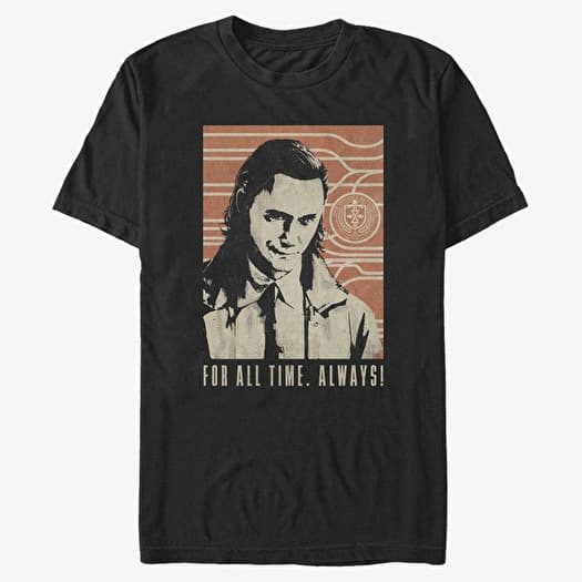 T-shirt Merch Marvel Loki - Time Always Men's T-Shirt Black