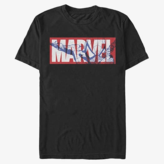 Camiseta Merch Marvel Spider-Man Classic - Spider Marvel Men's T-Shirt Black