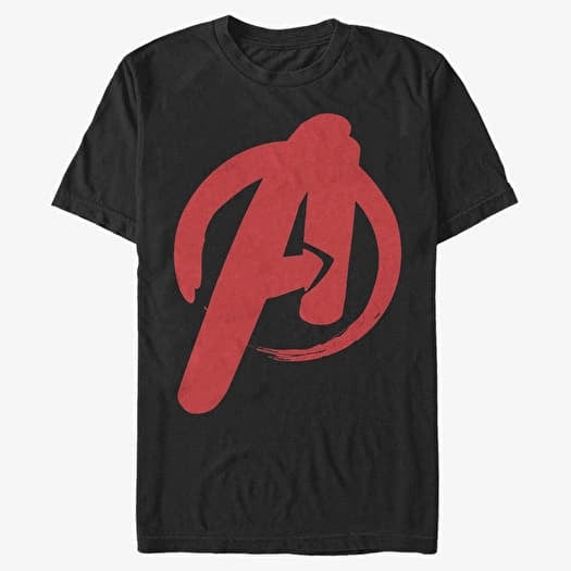 Merch Marvel Classic - Avenger Paint Men's T-Shirt Black