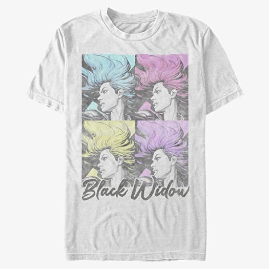 T-shirt Merch Marvel Black Widow - Black Widow Pop Men's T-Shirt White