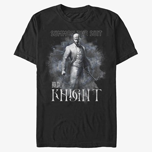 T-shirt Merch Marvel Moon Knight - SUIT SUMMON Men's T-Shirt Black