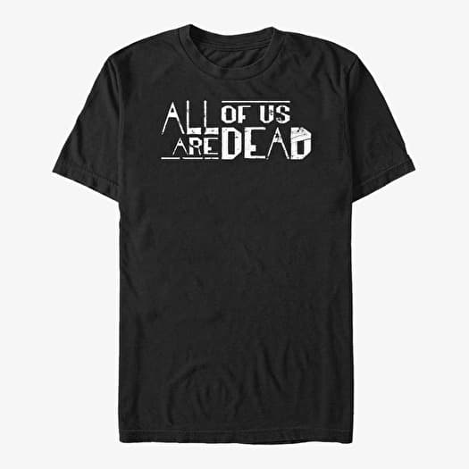 Tričko Merch Netflix All Of Us Are Dead - AOUAD Eng Logo Men's T-Shirt Black