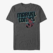 Merch Marvel Spider-Man Classic - MARVEL COMICS Men's T-Shirt Dark Heather Grey