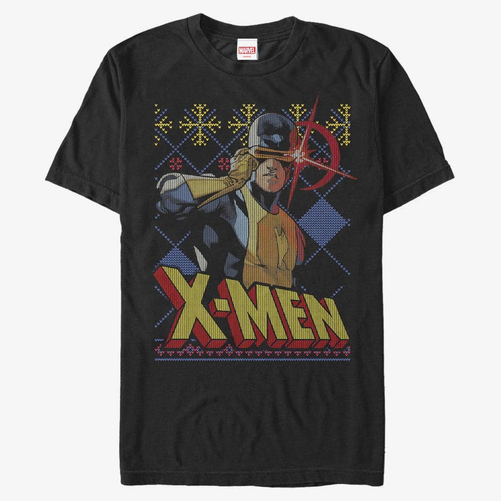 T-shirts Merch Marvel X-Men - Cyclops Sweater Men's T-Shirt Black
