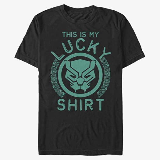 T-shirt Merch Marvel Classic - Lucky Panther Men's T-Shirt Black