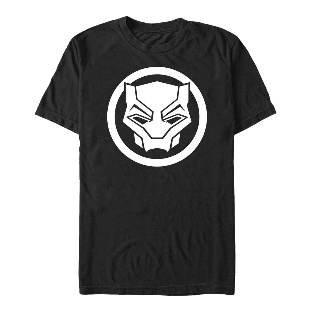 T-shirts Merch Marvel Black Panther: Wakanda Forever - Black Panther Sigil Clear Men's T-Shirt Black