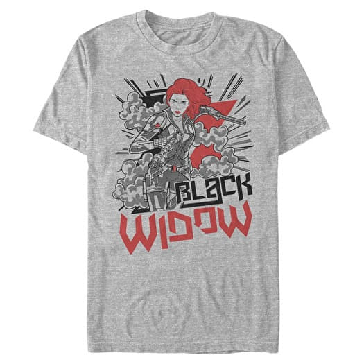 T-shirt Merch Marvel Black Widow - Black Widow Tone Men's T-Shirt Heather Grey