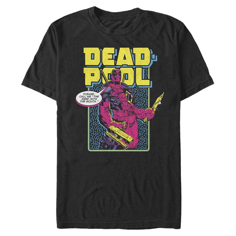 T-shirts Merch Marvel Deadpool - Name Change Men's T-Shirt Black