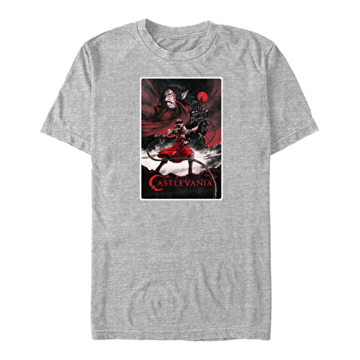 T-shirt Merch Netflix Castlevania - Castlevania Classic Men's T-Shirt Heather Grey