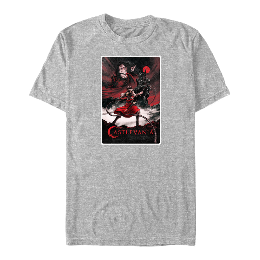 Camisetas Merch Netflix Castlevania - Castlevania Classic Men's T-Shirt Heather Grey