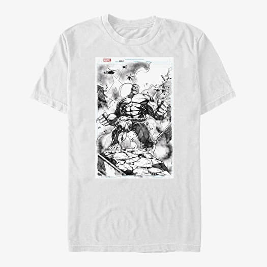T-shirt Merch Marvel - Hulk Sketch Men's T-Shirt White