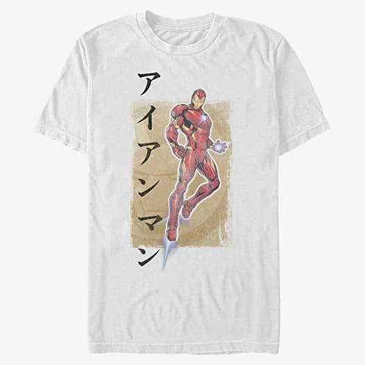 Merch Marvel Avengers Classic - Aianman Kanji Men's T-Shirt White