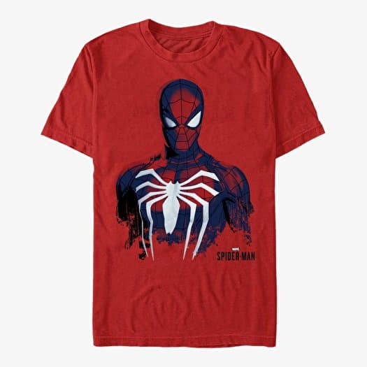T-shirt Merch Marvel - Painted Spidy Men's T-Shirt Red