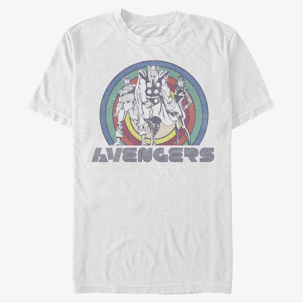 T-Shirts Merch Marvel Avengers Classic - AVENGERS Men's T-Shirt White