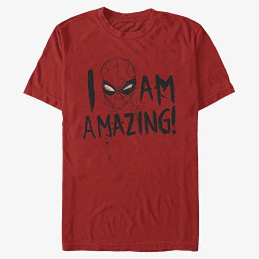 T-shirt Merch Marvel Avengers Classic - Amazing Spidey Men's T-Shirt Red