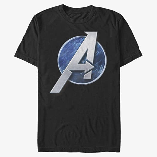 T-shirt Merch Marvel Avengers Classic - Avengers Game Circle Logo Men's T-Shirt Black
