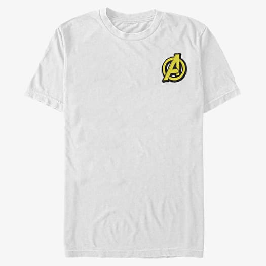 T-shirt Merch Marvel Avengers Classic - Drawn Avengers Men's T-Shirt White