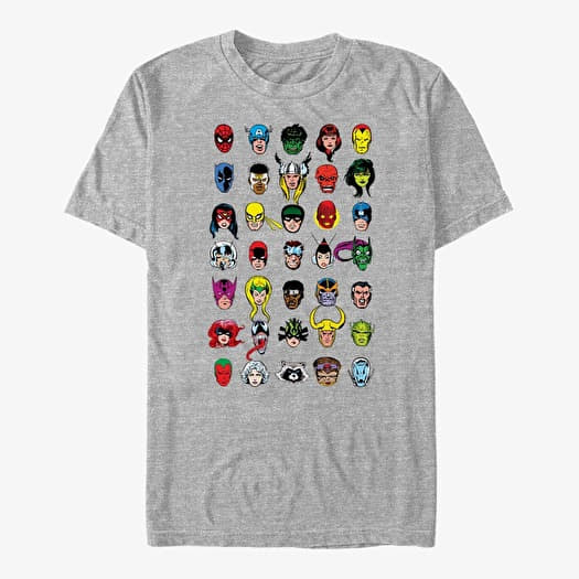 T-shirt Merch Marvel - Hero Pack Men's T-Shirt Heather Grey