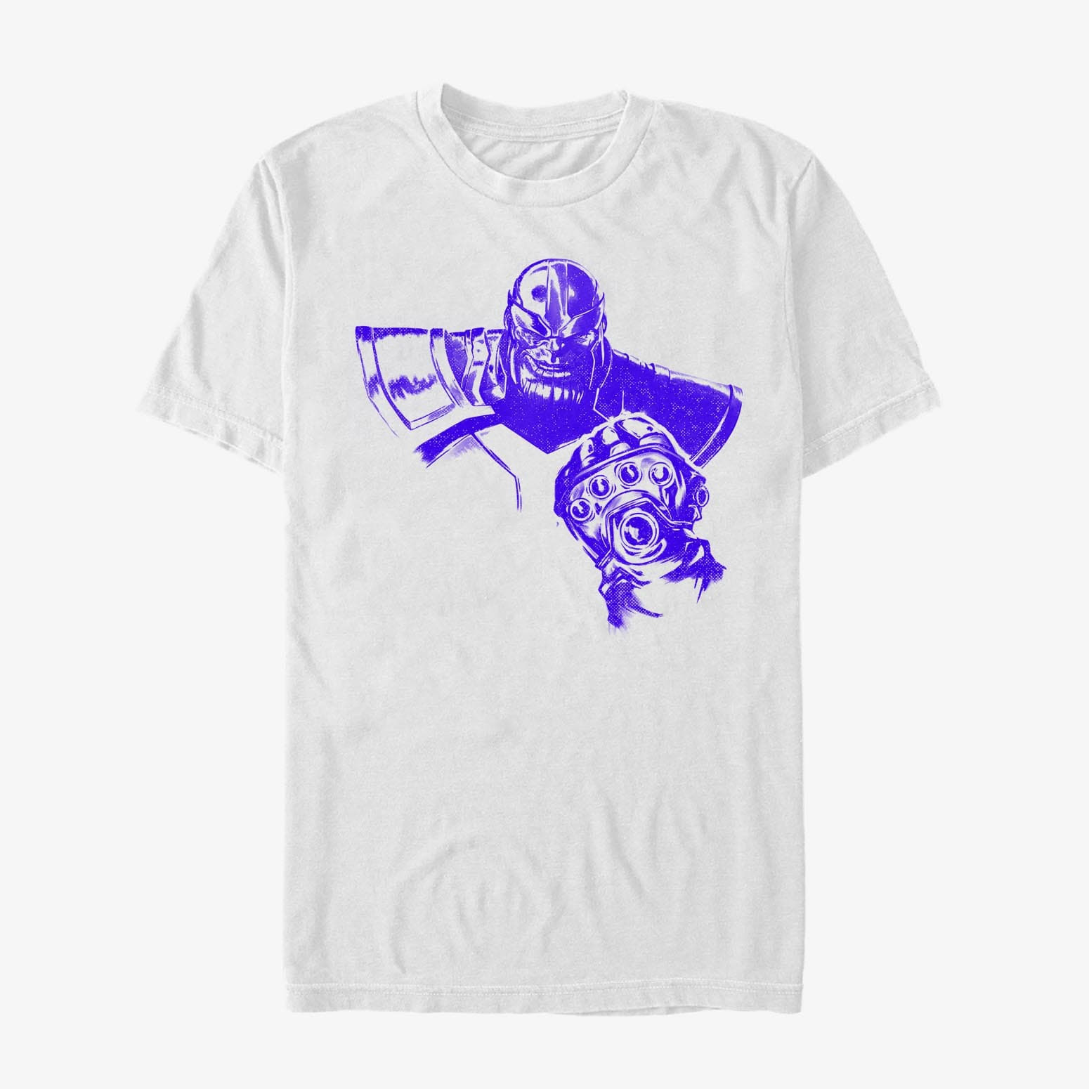majice kratkih rukava Merch Marvel Avengers Classic - Titan Gauntlet Men's T-Shirt White