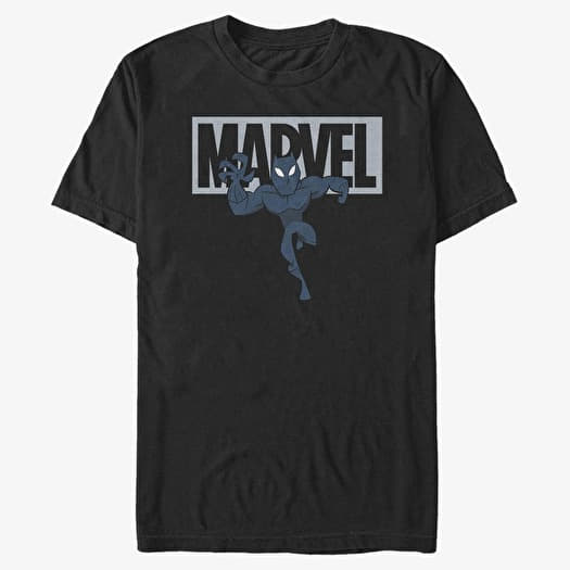 Póló Merch Marvel Avengers Classic - Brick Panther Men's T-Shirt Black