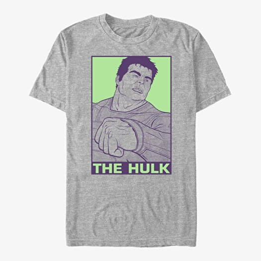 T shirts Merch Marvel Avengers Endgame Pop Hulk Men s T Shirt Heather Grey Queens