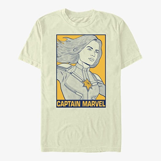 Tricou Merch Marvel Avengers: Endgame - Pop Captain Marvel Men's T-Shirt Natural