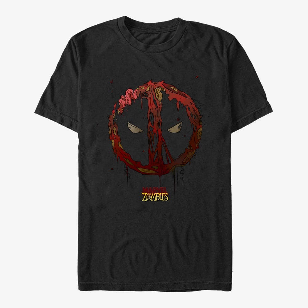 T-shirts Merch Marvel - Undead Deadpool Men's T-Shirt Black