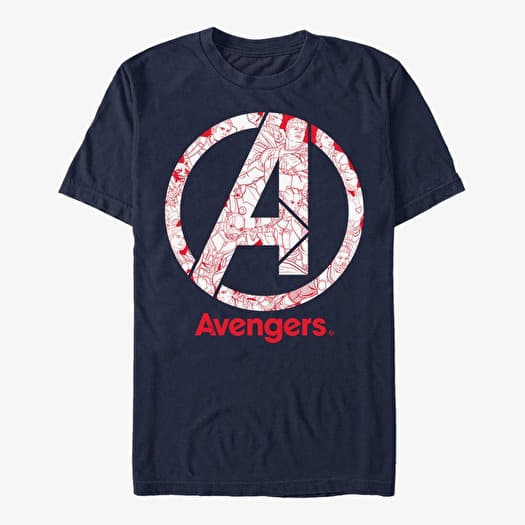 T shirts Merch Marvel Avengers Endgame Line Art Logo Men s T