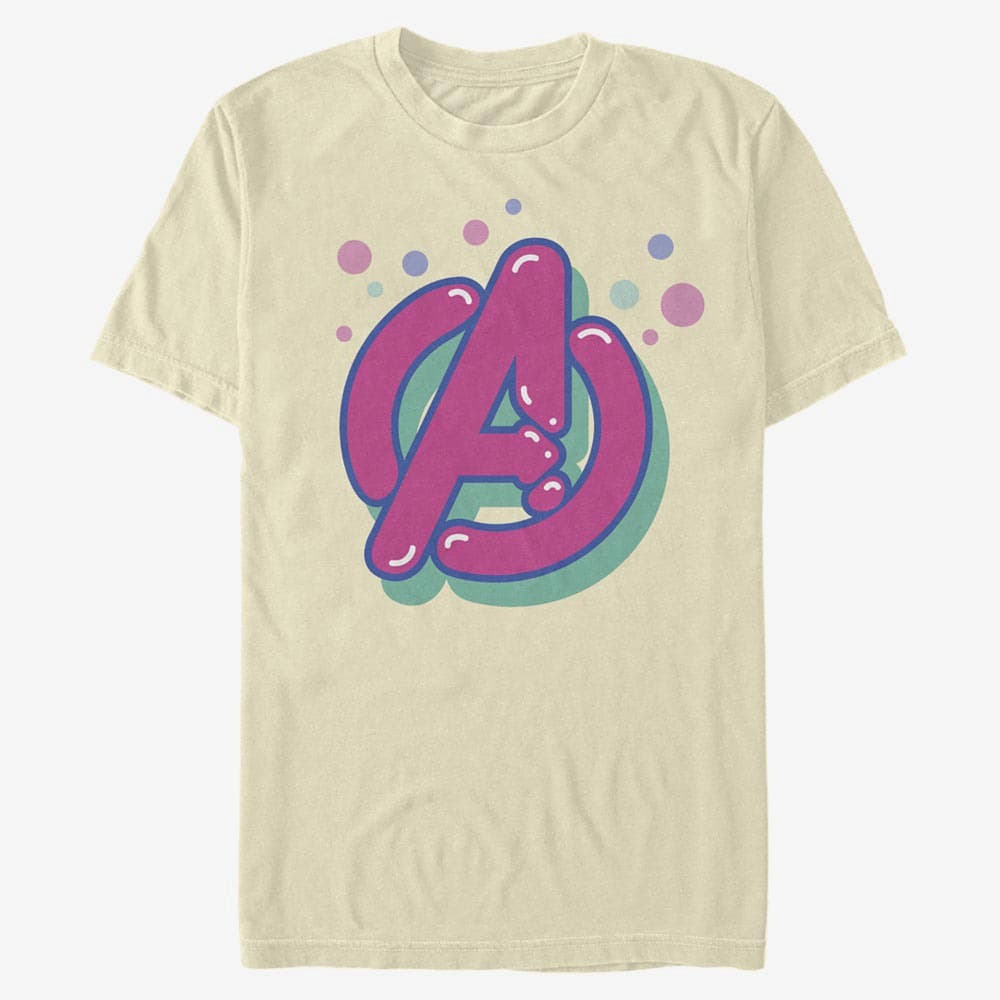 T-särgid Merch Marvel Avengers Classic - Bubble Avengers Icon Men's T-Shirt Natural