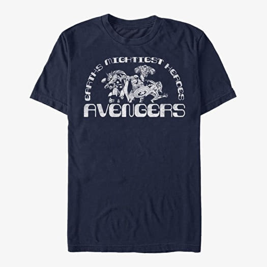 T-shirt Merch Marvel Avengers Classic - AVENGERS Men's T-Shirt Navy Blue
