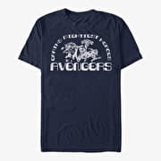 Merch Marvel Avengers Classic - AVENGERS Men's T-Shirt Navy Blue