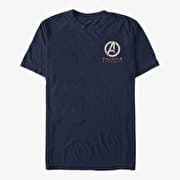 Merch Marvel Avengers Classic - Avengers Assemble Men's T-Shirt Navy Blue