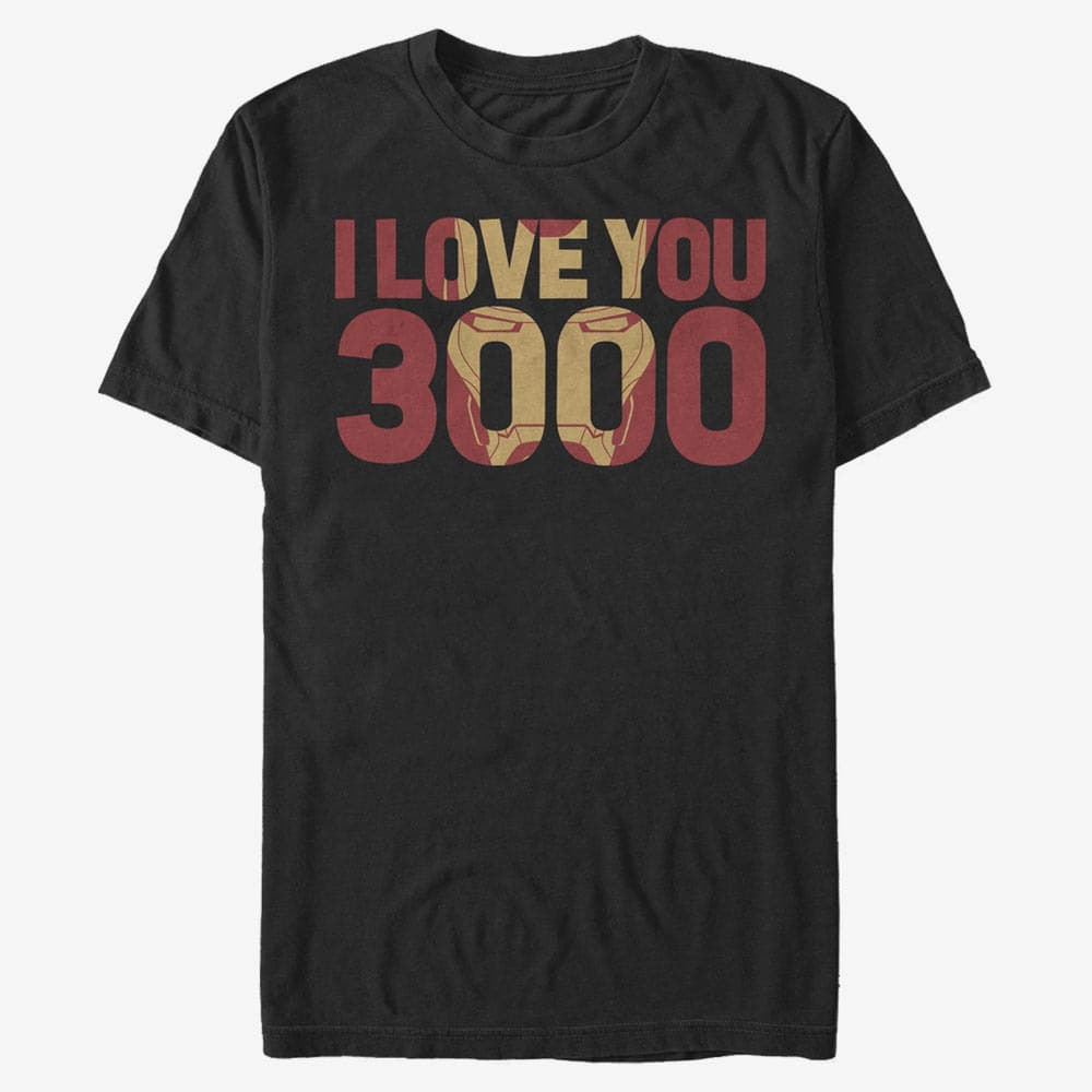 Magliette Merch Marvel - Love You 3000 Men's T-Shirt Black
