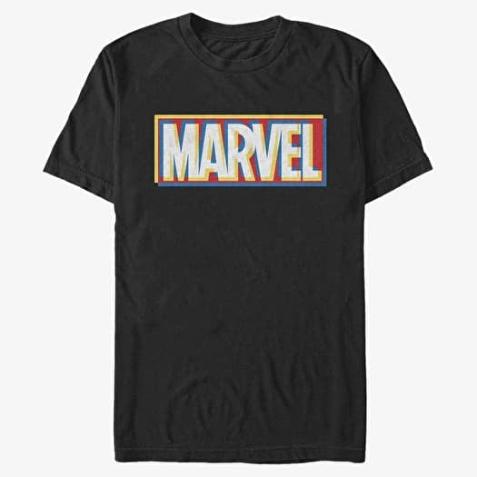 T-shirt Merch Marvel - Marvel Offset Men's T-Shirt Black