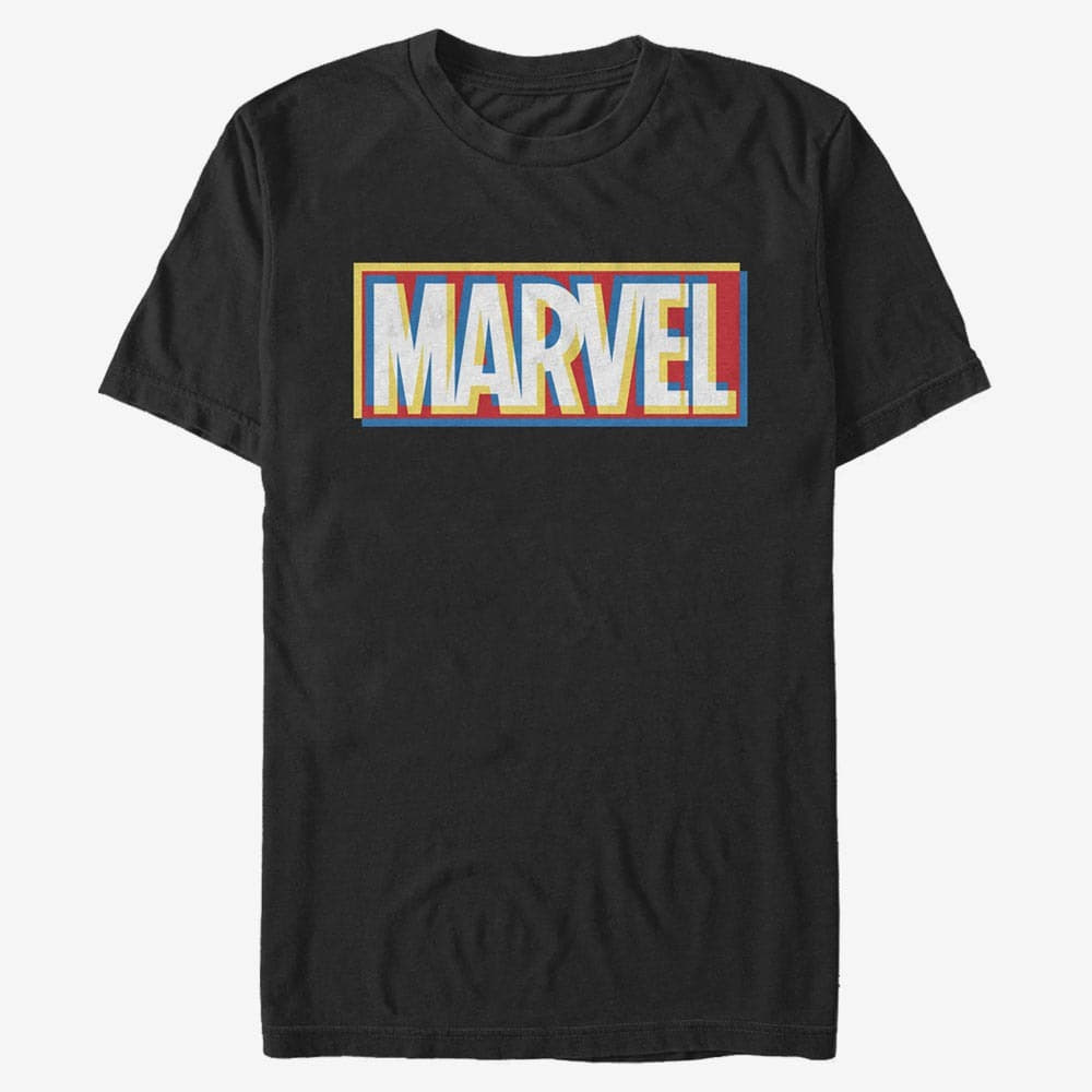 T-Shirts Merch Marvel - Marvel Offset Men's T-Shirt Black
