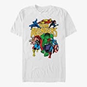 Merch Marvel Avengers Classic - Avengers Assemble Men's T-Shirt White