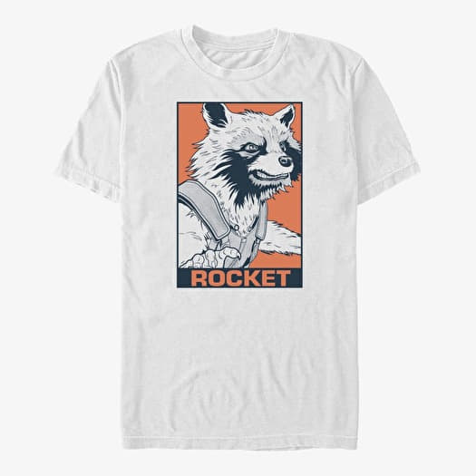 T-shirt Merch Marvel Avengers: Endgame - Pop Rocket Men's T-Shirt White
