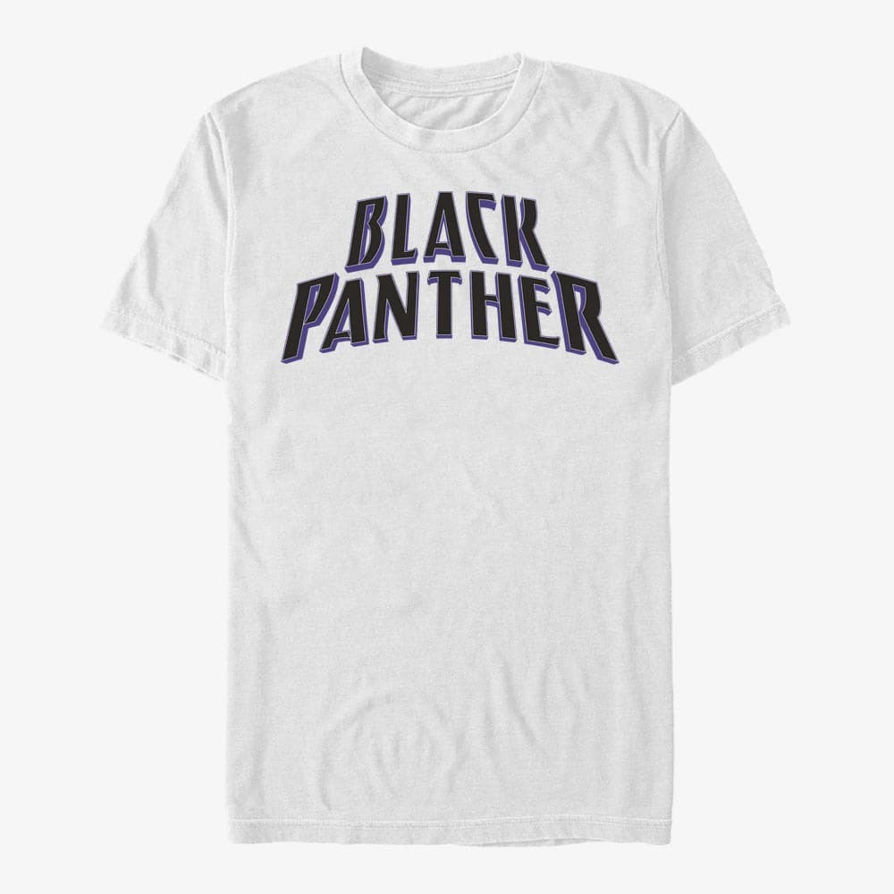T-shirts Merch Marvel - Panther English Men's T-Shirt White