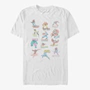 Merch Marvel Avengers Classic - Character Chart Men's T-Shirt White