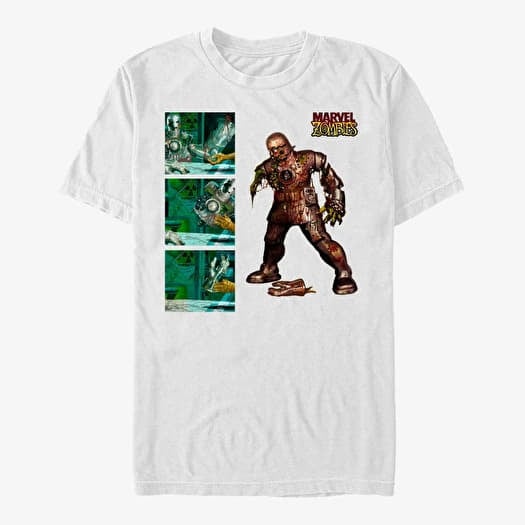 T-shirt Merch Marvel - Iron Zombie Panel Men's T-Shirt White