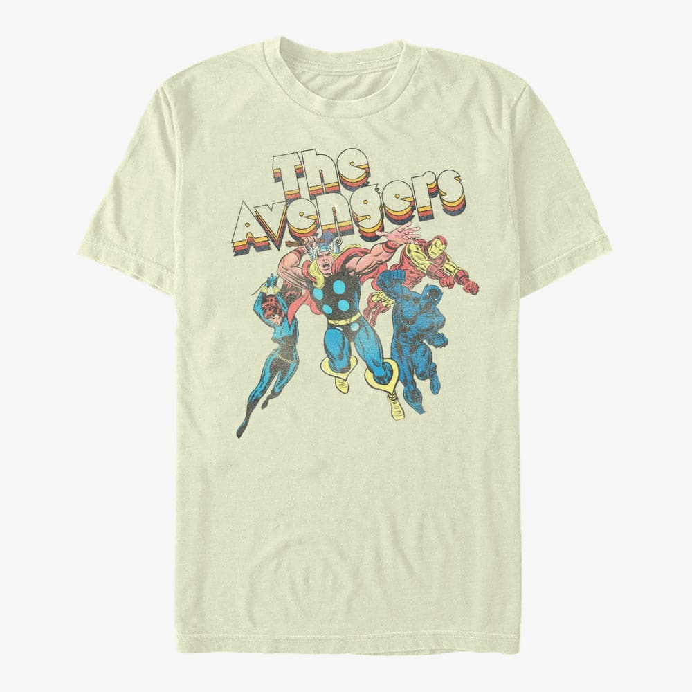 T-shirts Merch Marvel Avengers Classic - AVENGERS Men's T-Shirt Natural
