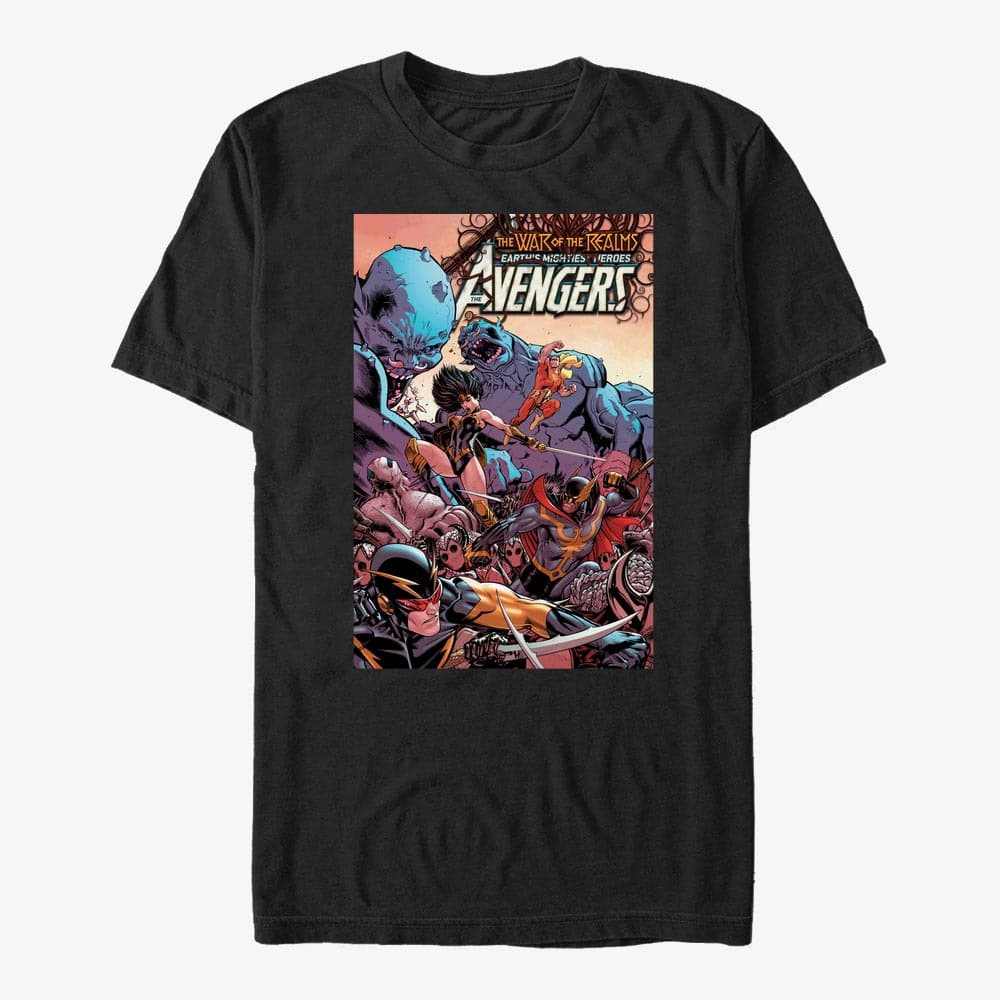 T-Shirts Merch Marvel Avengers Classic - Avengers Men's T-Shirt Black