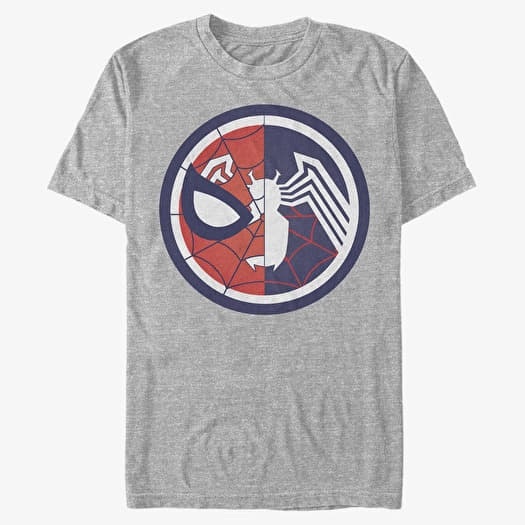 T-shirt Merch Marvel - Spider Venom Men's T-Shirt Heather Grey