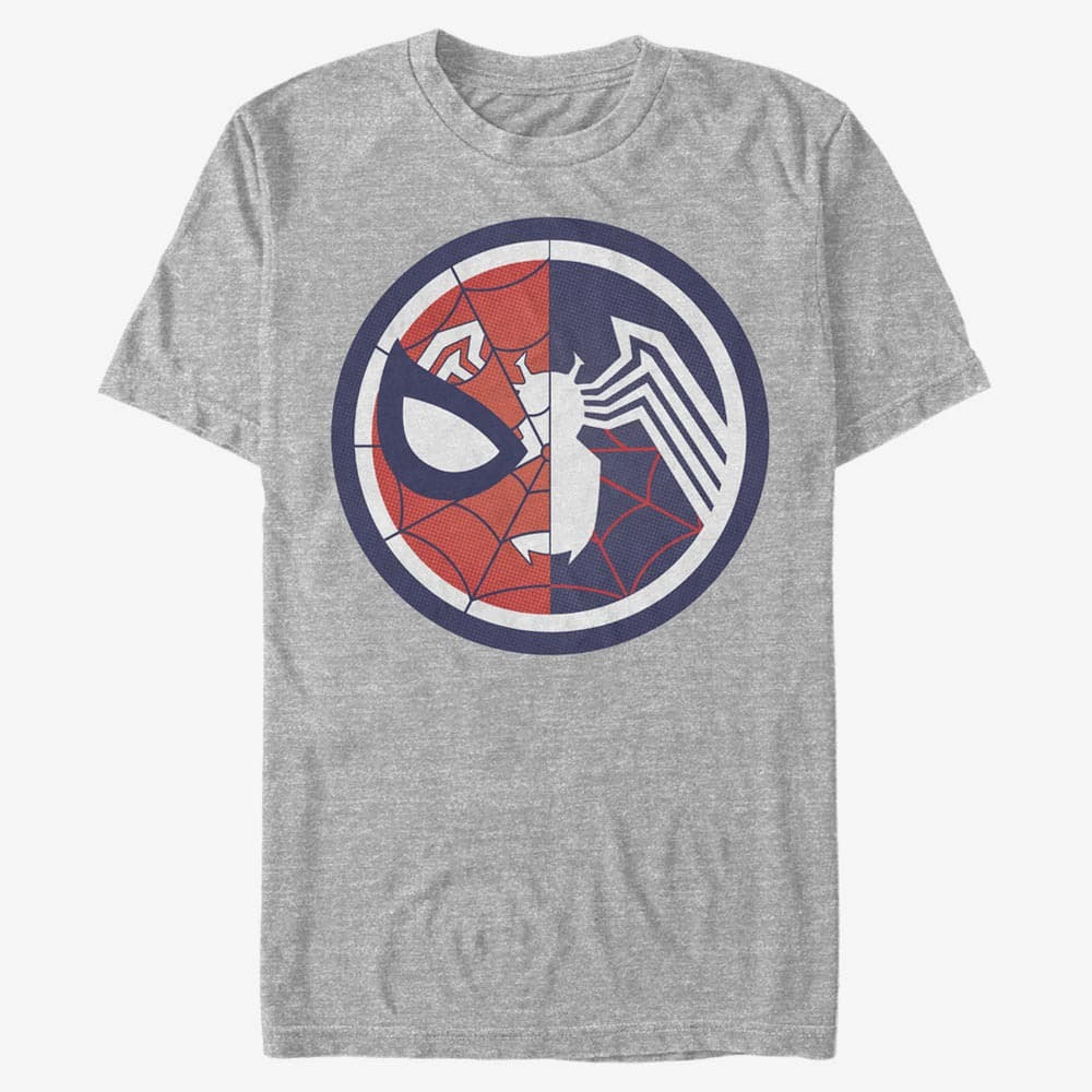 T-Shirts Merch Marvel - Spider Venom Men's T-Shirt Heather Grey