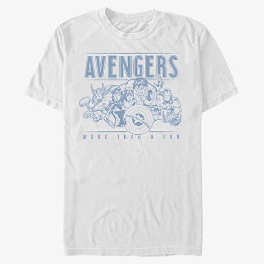 T-shirt Merch Marvel Avengers Classic - The Avengers Men's T-Shirt White