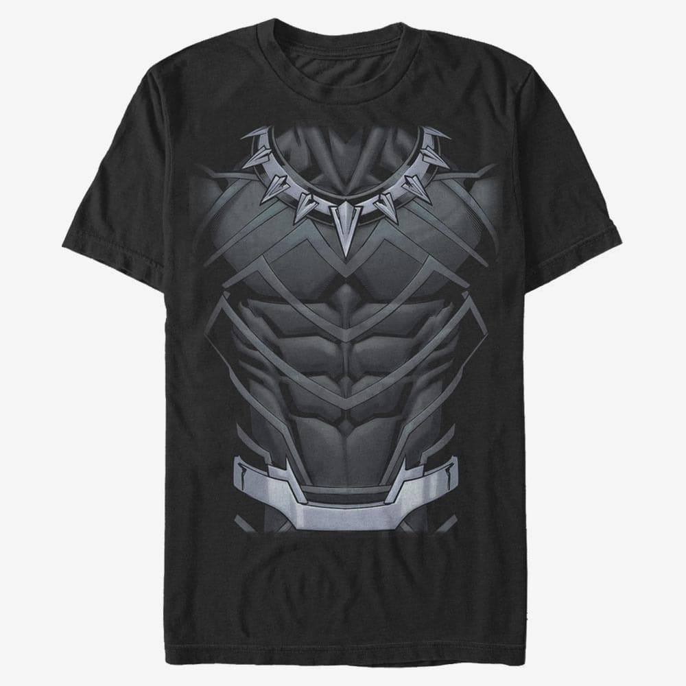 T-Shirts Merch Marvel Avengers Classic - Panther Suit Men's T-Shirt Black