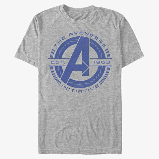 T-shirt Merch Marvel Avengers Classic - Avengers Initiative Men's T-Shirt Heather Grey
