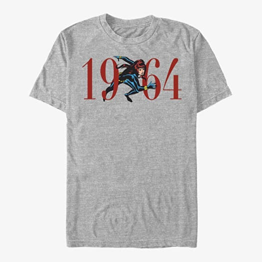 Tričko Merch Marvel Avengers Classic - Widow Sixty Four Men's T-Shirt Heather Grey